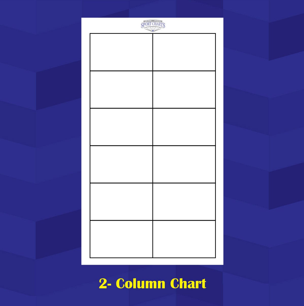 Two Column Chart Template